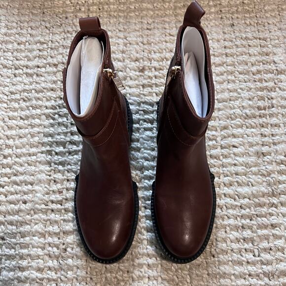 Coach Lacey Leather Bootie Sz 7.5B - Picture 4 of 8